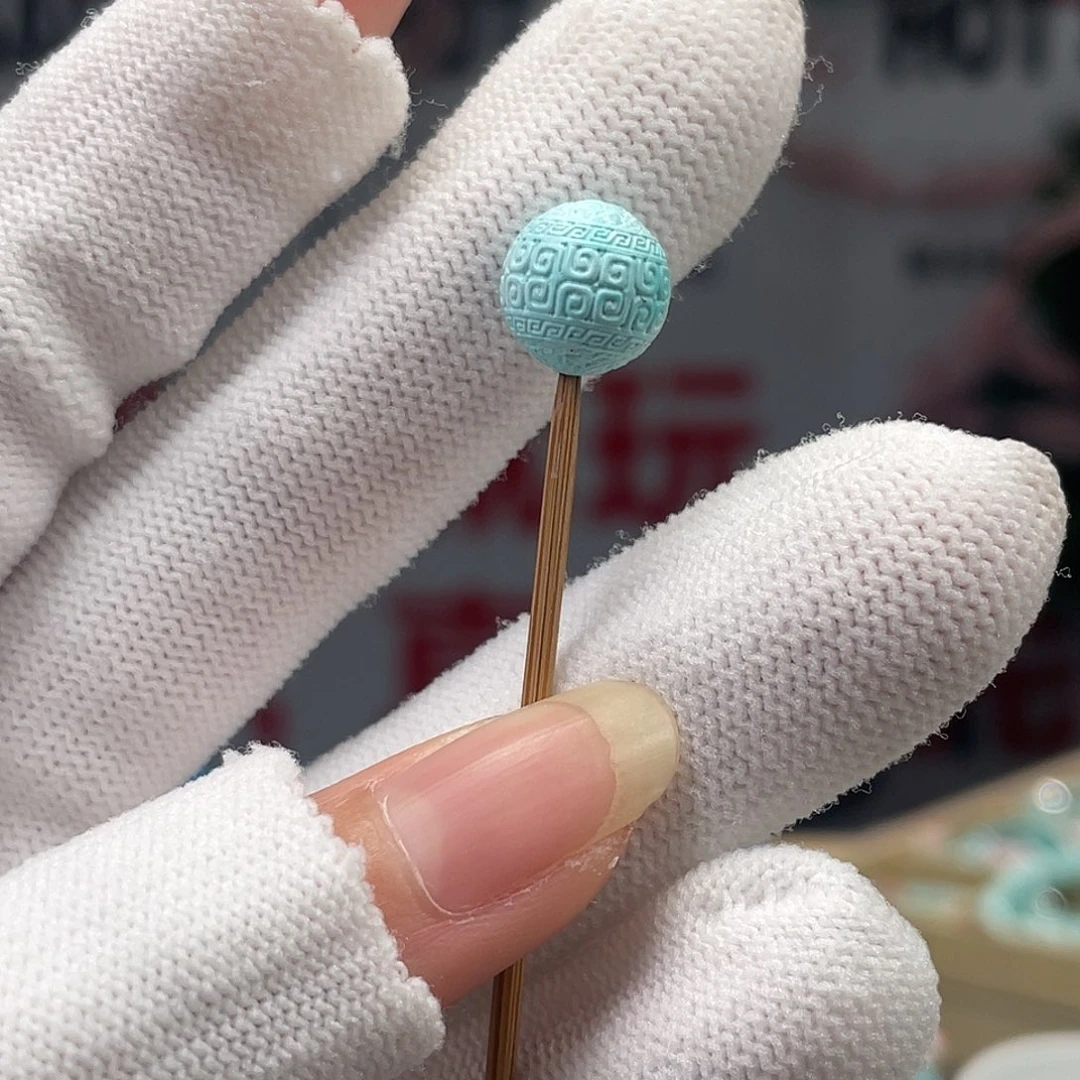 绿松石未镶嵌挂件