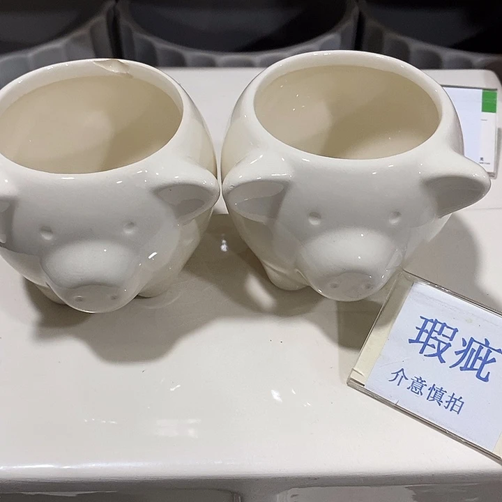 紫砂花盆多肉瑕疵盆有孔。
