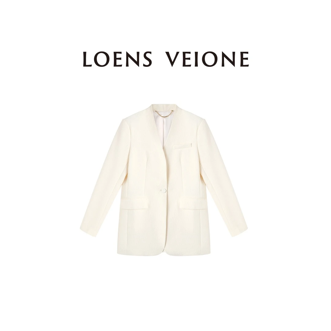 LOENS VEIONE/罗拉 特定纱线 西服西装外套24CVCB0243N