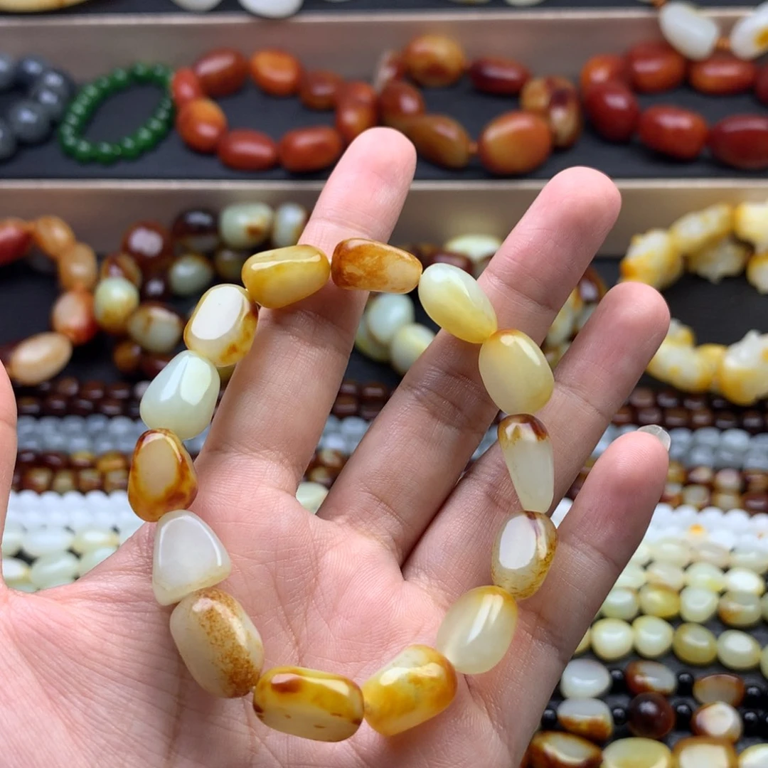 黑***使手链未镶嵌和田玉