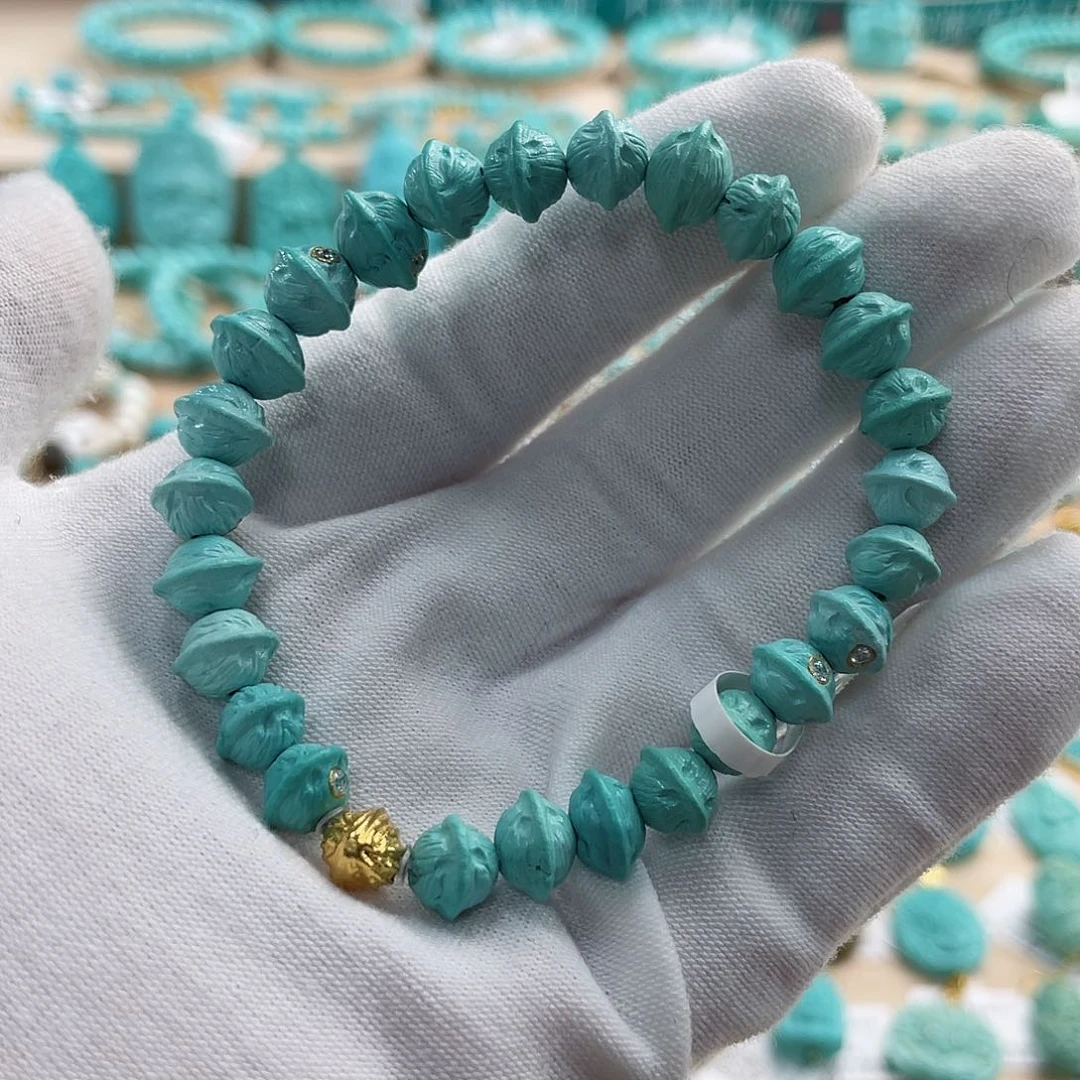 绿松石珠宝奇石未镶嵌