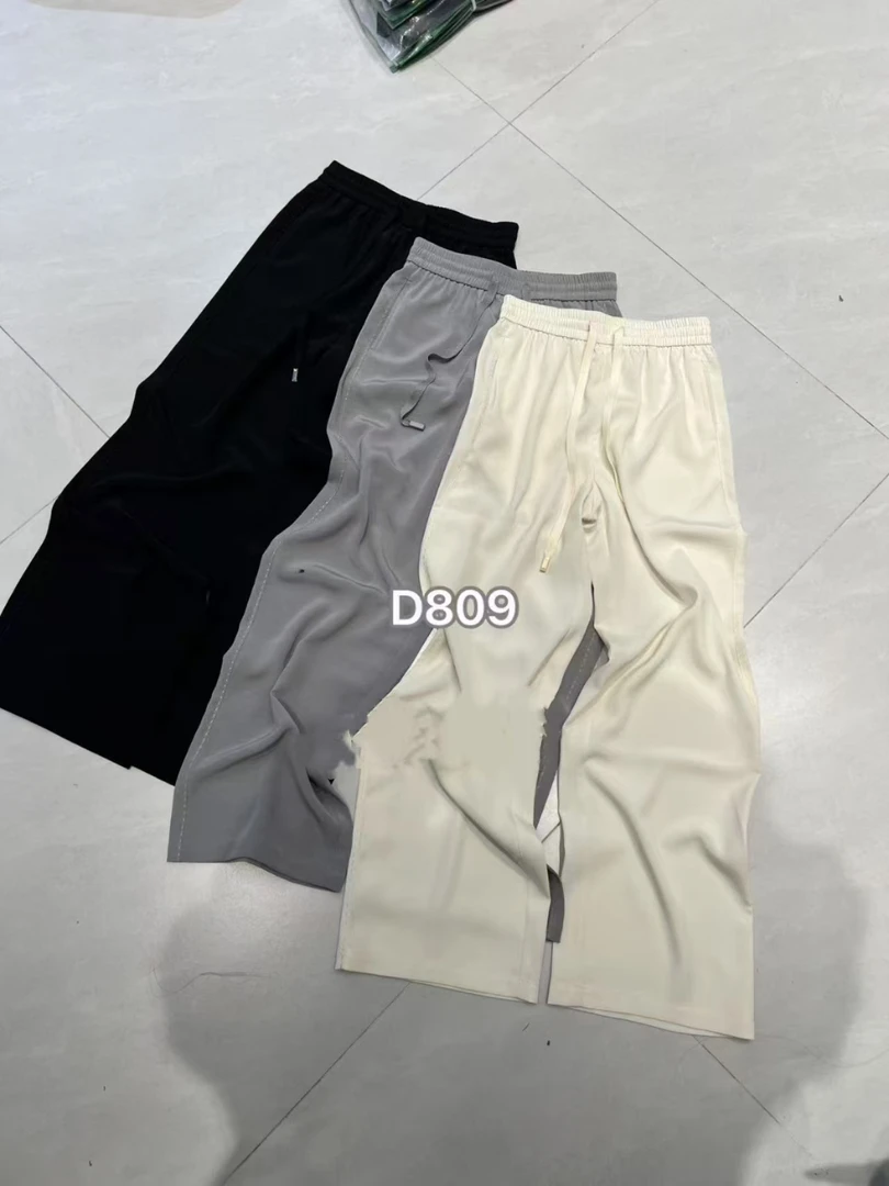 【锦衣服饰】QYMZ 809松紧腰抽绳阔腿裤