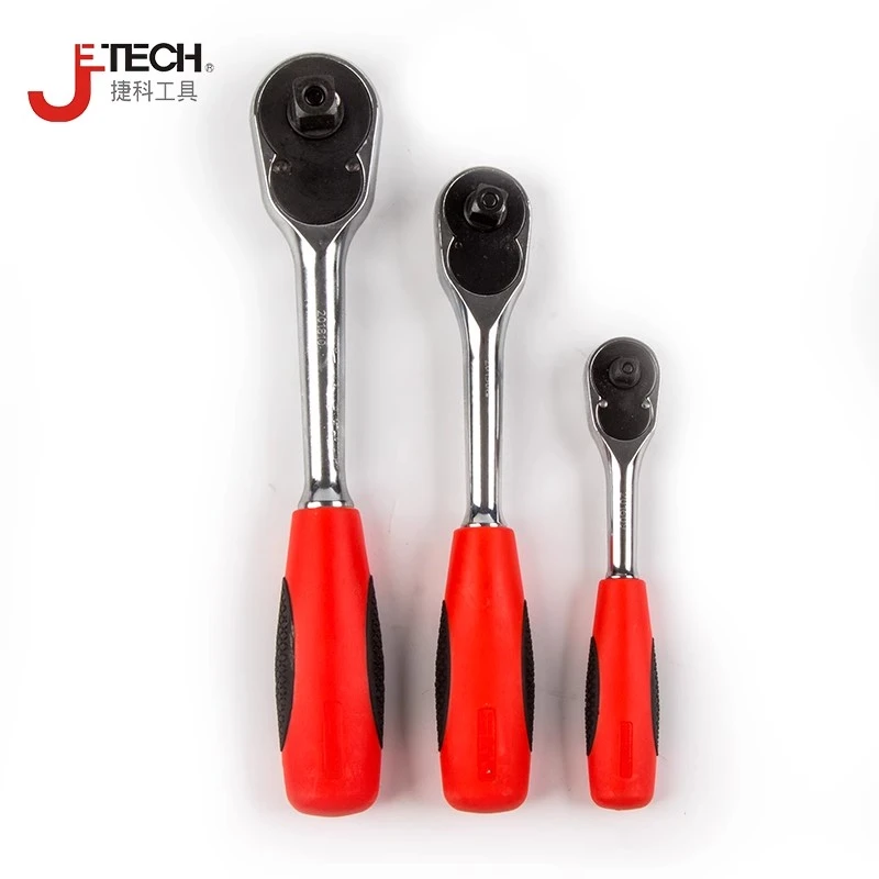 捷科棘轮扳手大飞快速扳手中飞套筒扳手双向小飞修车扳手工具RTS