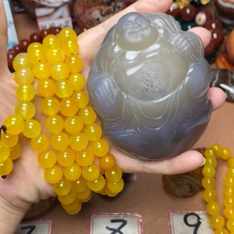 未镶嵌玛瑙/玉髓珠宝奇石智**师