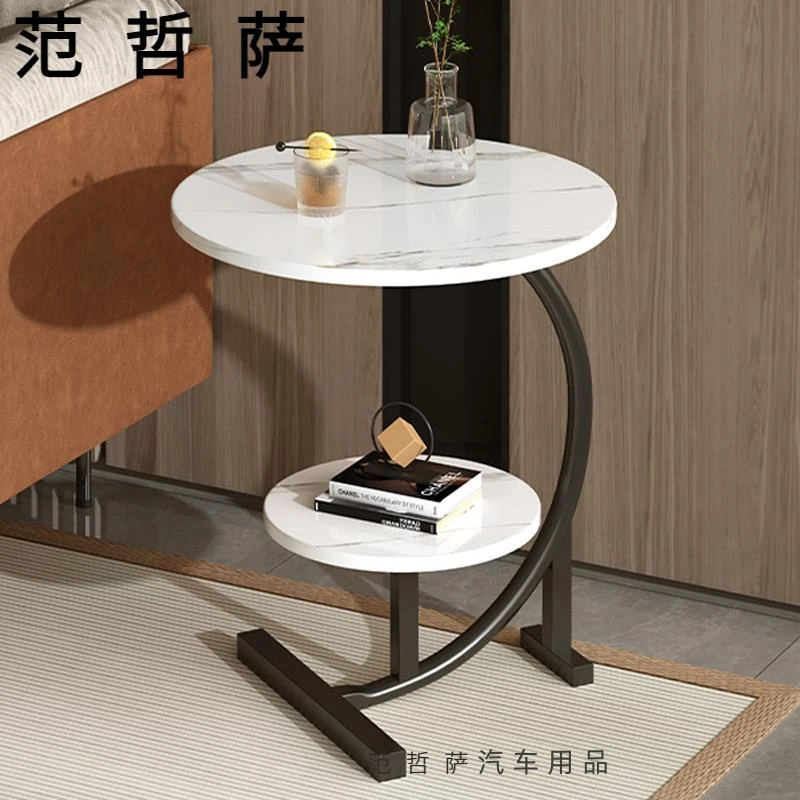 家用网红小圆桌子沙发边几可移动边柜迷你茶几现代简约床头柜边桌