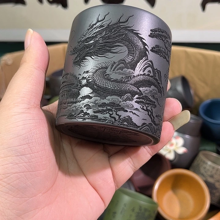 茶杯紫砂全手工紫砂主人杯