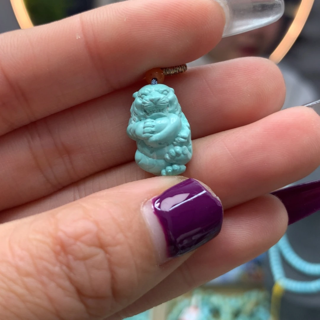 绿松石挂件未镶嵌