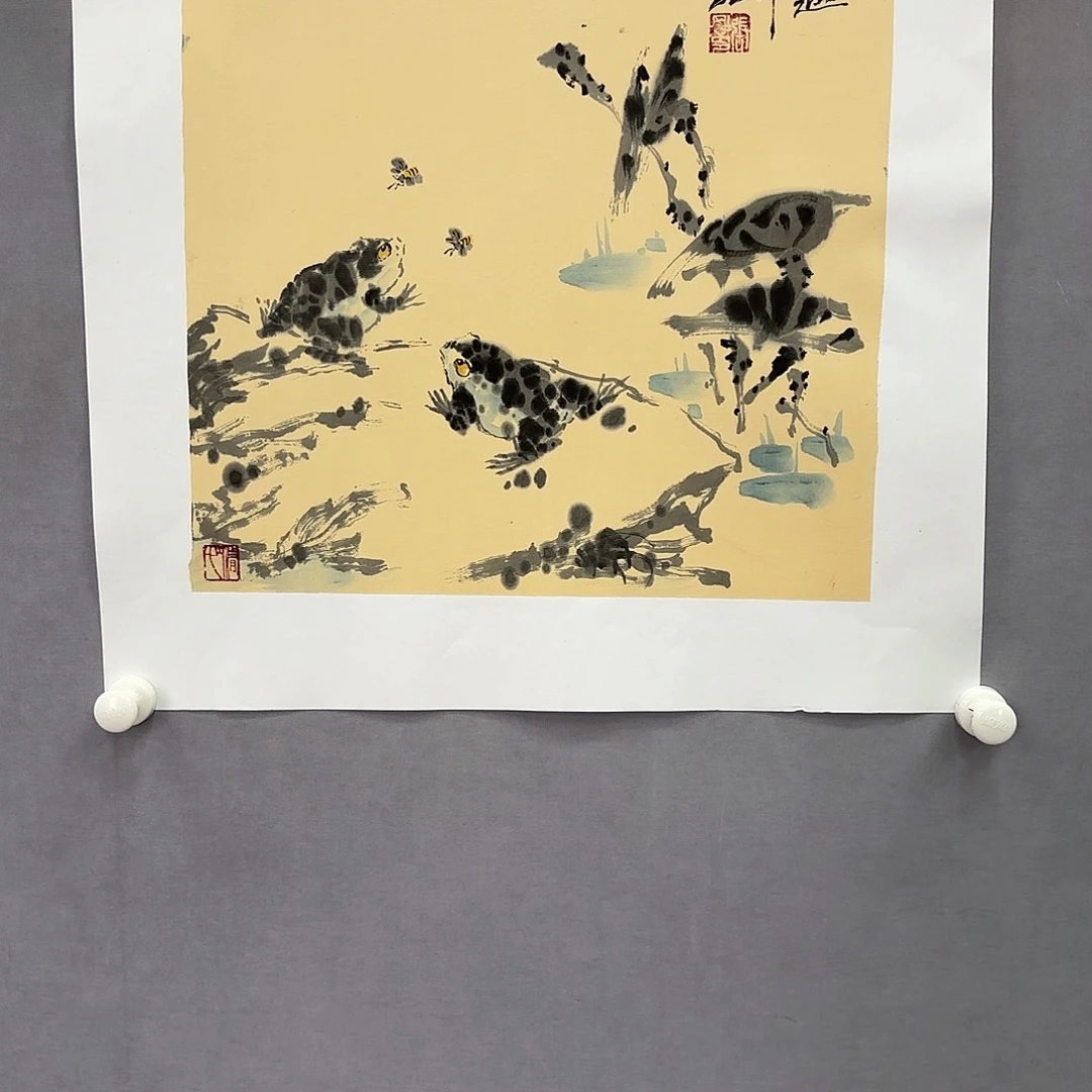 国画艺术家真人手绘