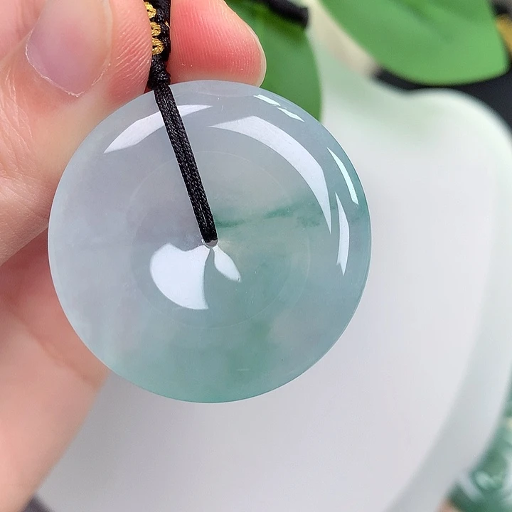 颈饰未镶嵌翡翠平安扣 35-6.1mm