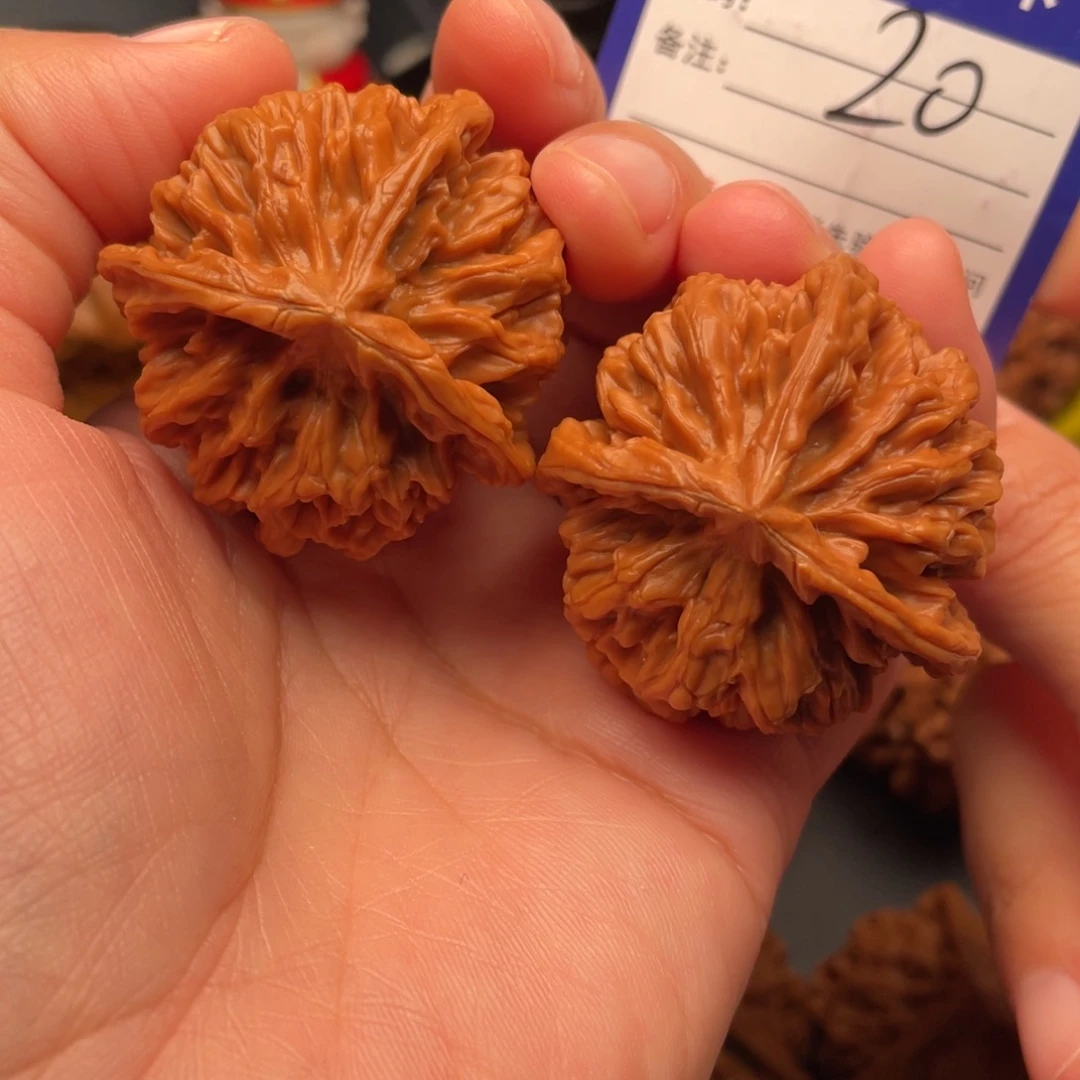 把件文玩核桃三棱42全品20号