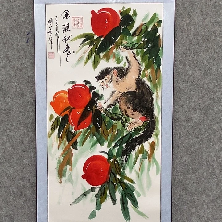 国画刘国华手绘作品1111