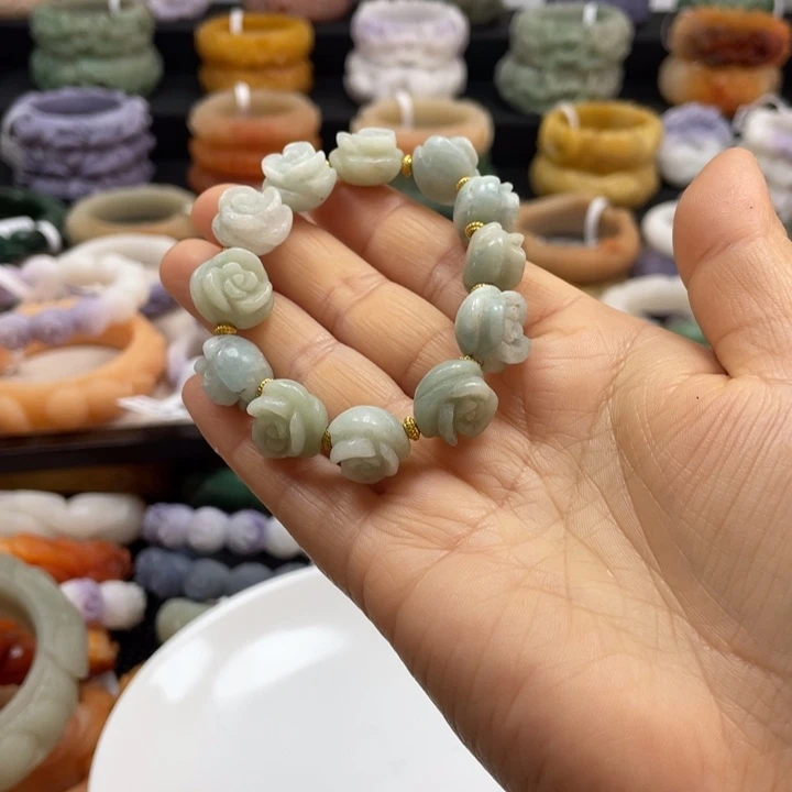 石英质玉未镶嵌手镯