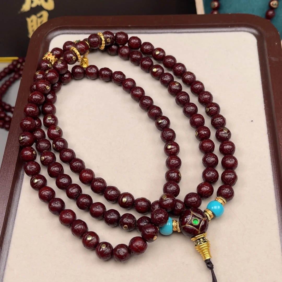 黄***鱼吊坠凤眼菩提凤眼