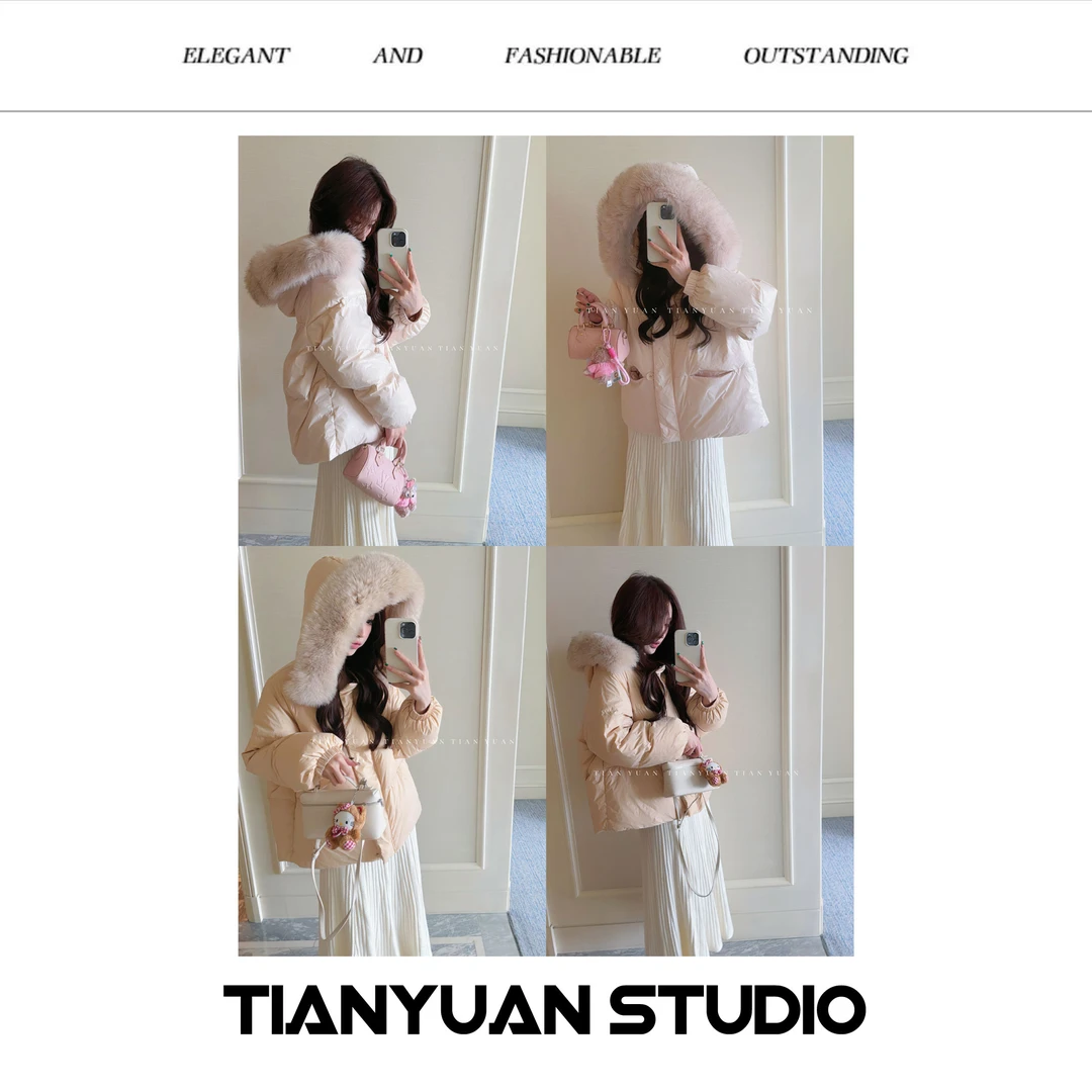 西恩定制●【甜甜妹宝】连帽羽绒服百搭秋冬加厚保暖JJD4YRF7785