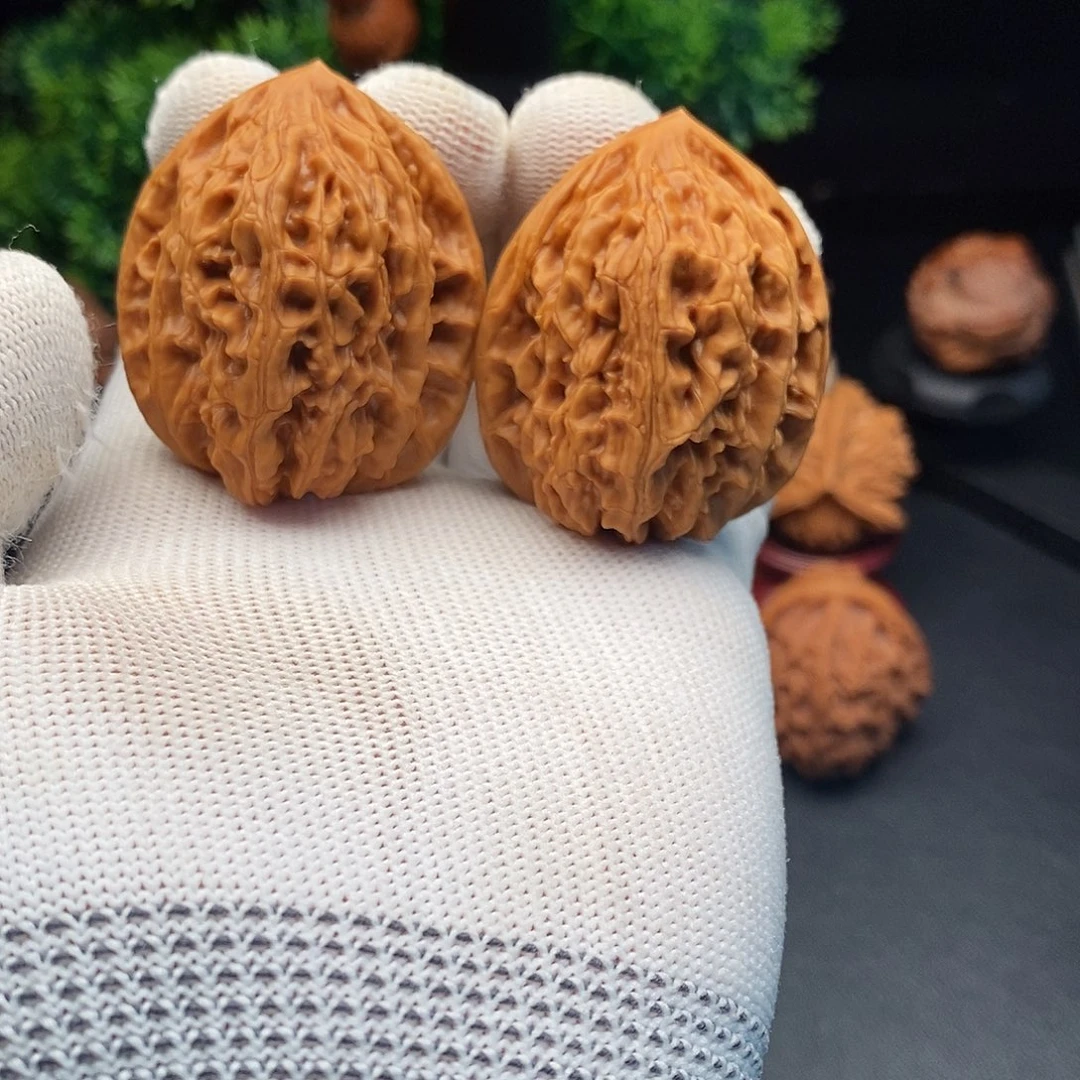 文玩手把件鸡心39尺