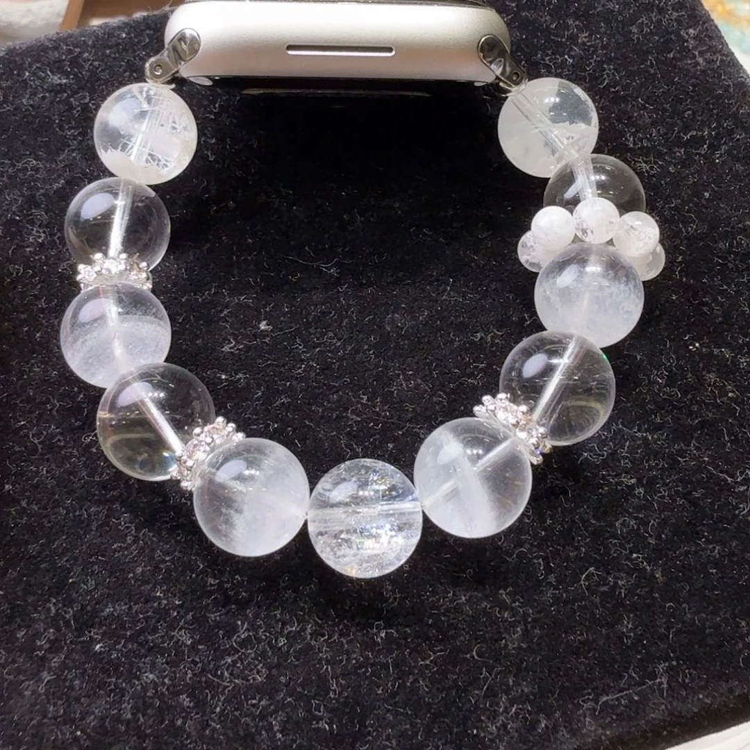 水晶手串未镶嵌水晶表带，定制款，无鉴赏