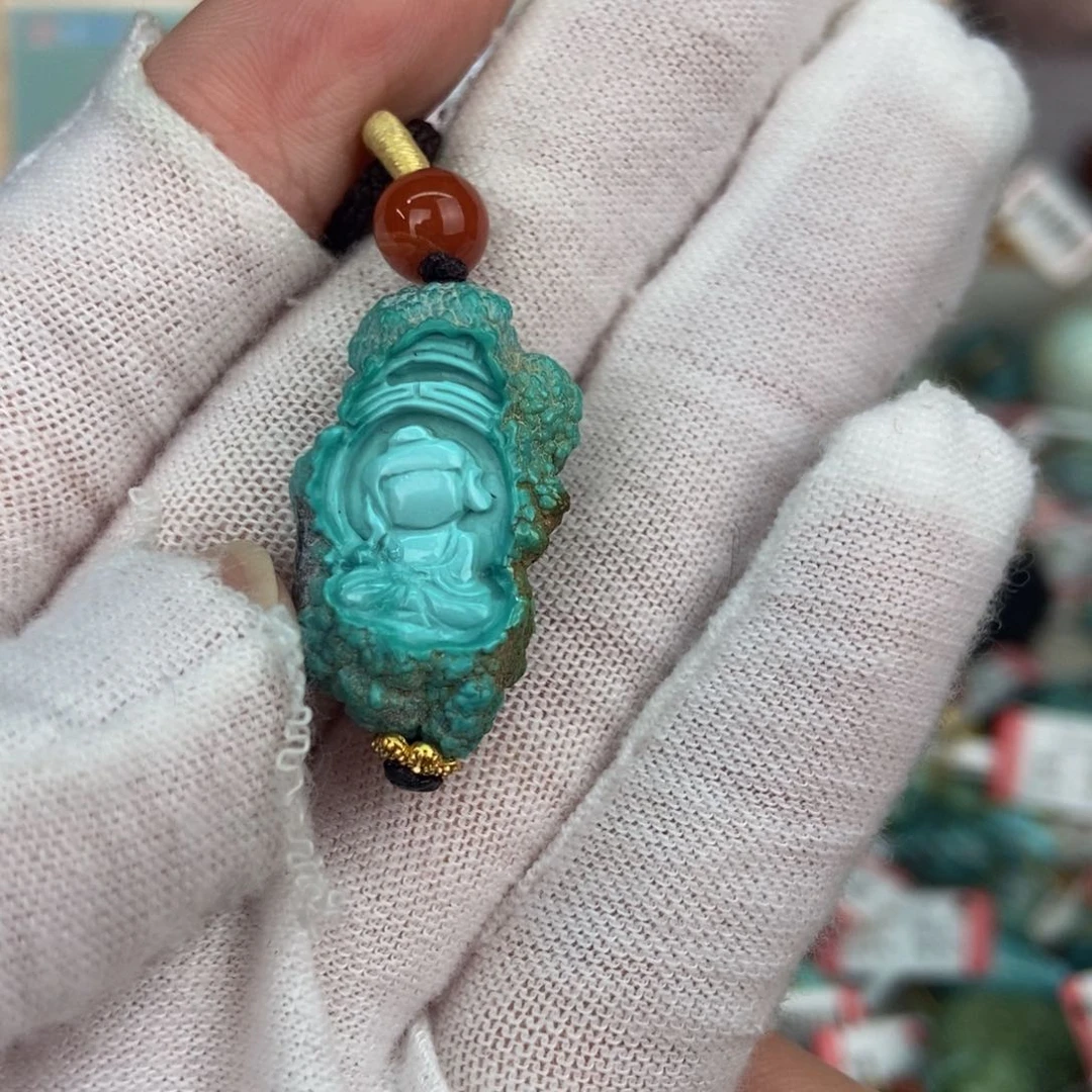 绿松石珠宝奇石未镶嵌