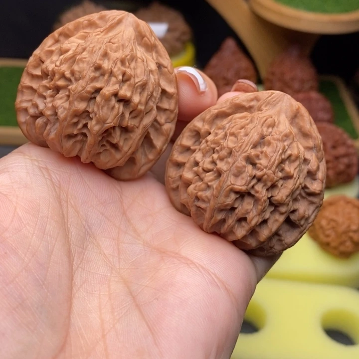 把件文玩核桃奉*虎头王
