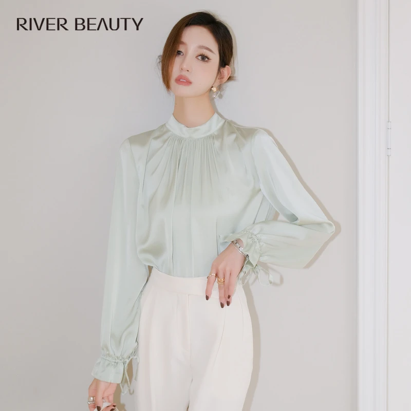 【粉丝专享】 RB 时尚设计感气质小众显瘦通勤衬衫 RC22159553