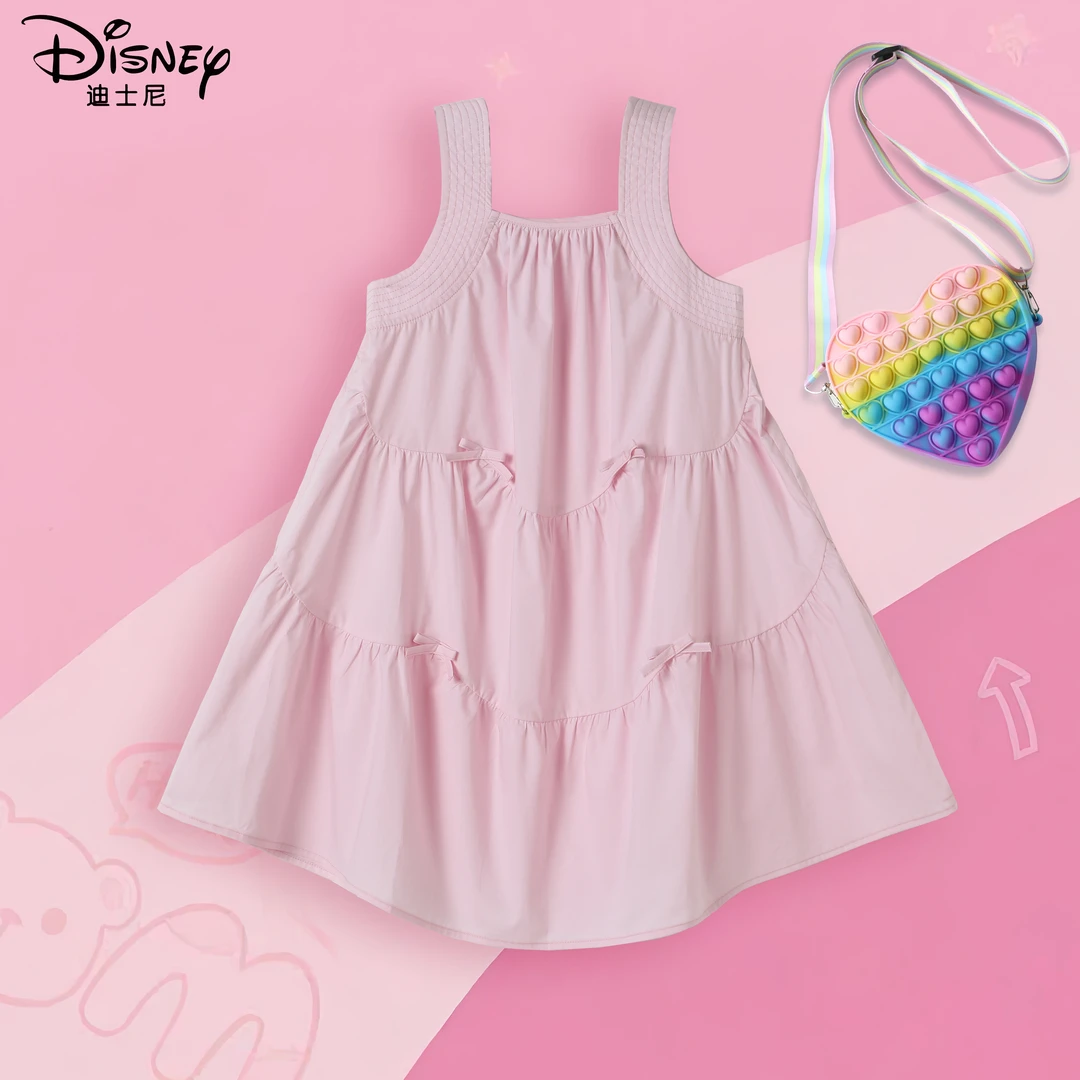 迪士尼蓬蓬裙夏季中国风碎花连衣裙裙子少女宽松印花日常睡衣025