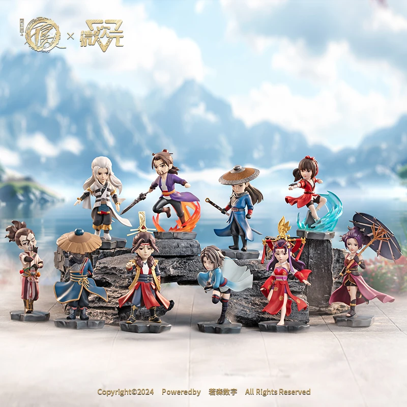 画江湖之不良人Q版盲盒玩偶现货玩具第一弹国漫周边手办摆件公仔