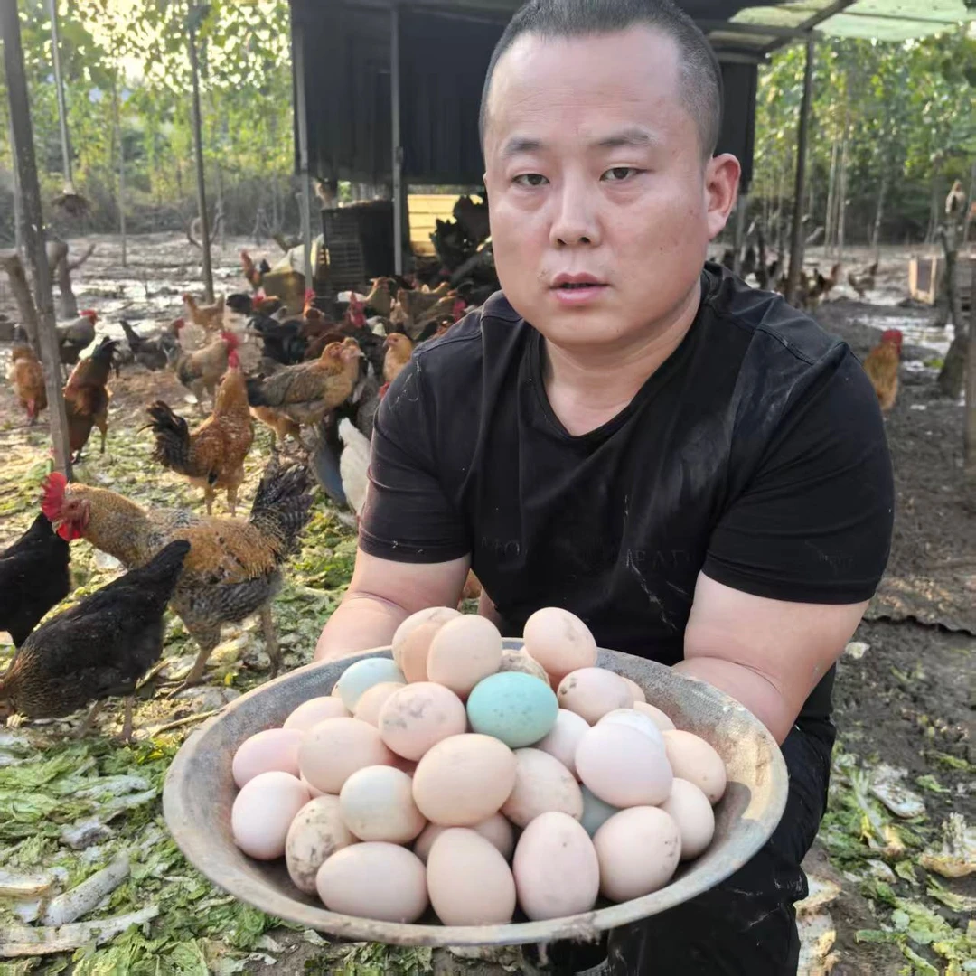 40枚小曹甄选农家正宗散养新鲜土鸡蛋营养笨鸡蛋谷物喂养破损包赔