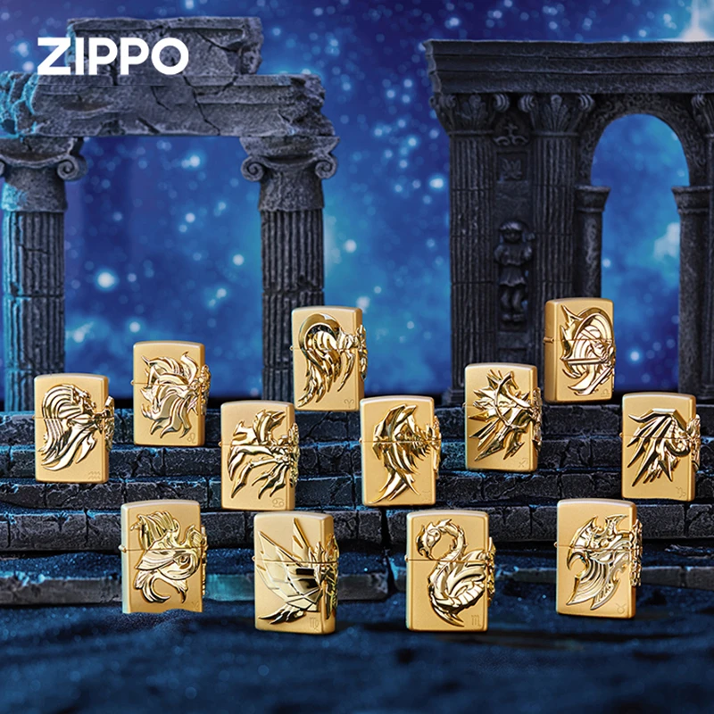 【扶摇十二星座】zippo打火机正品煤油打火机星座主题高级收藏送礼