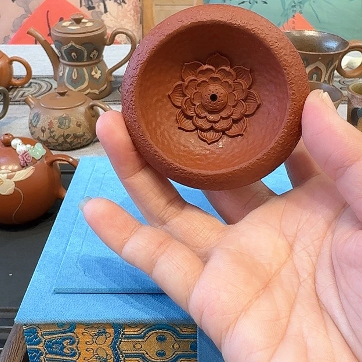 紫砂茶壶紫砂摆件香插25.8