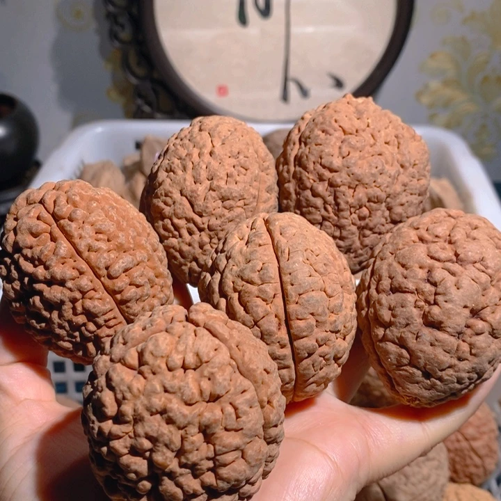 野生三瓣脑纹大金刚6颗