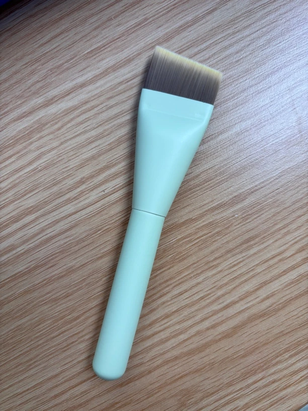 微瑕 刀锋绿色粉底刷 纤维毛上妆服帖轻薄不易吃粉