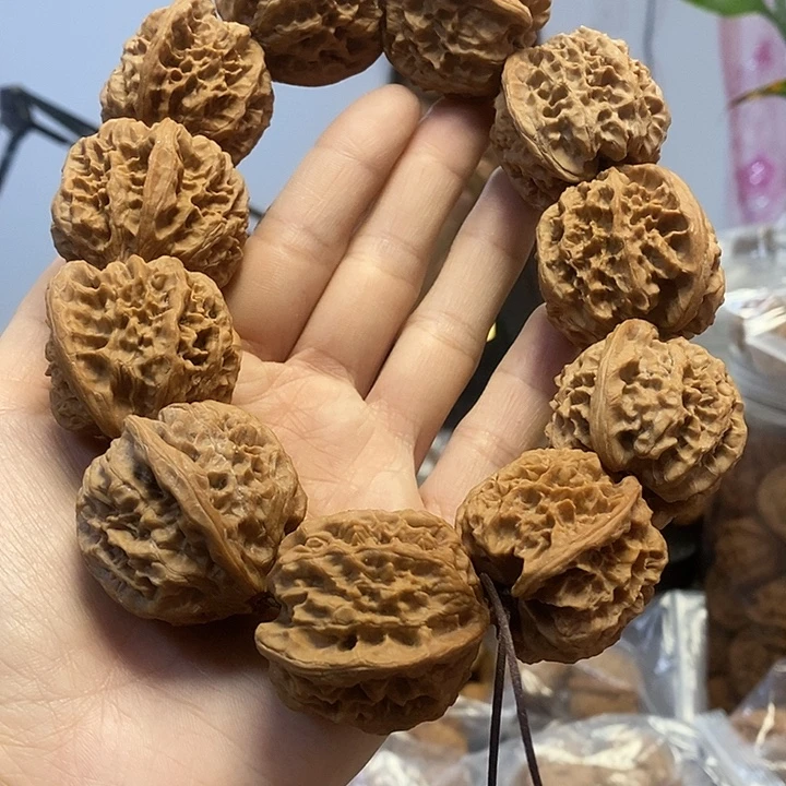 把件文玩核桃38野牛手持