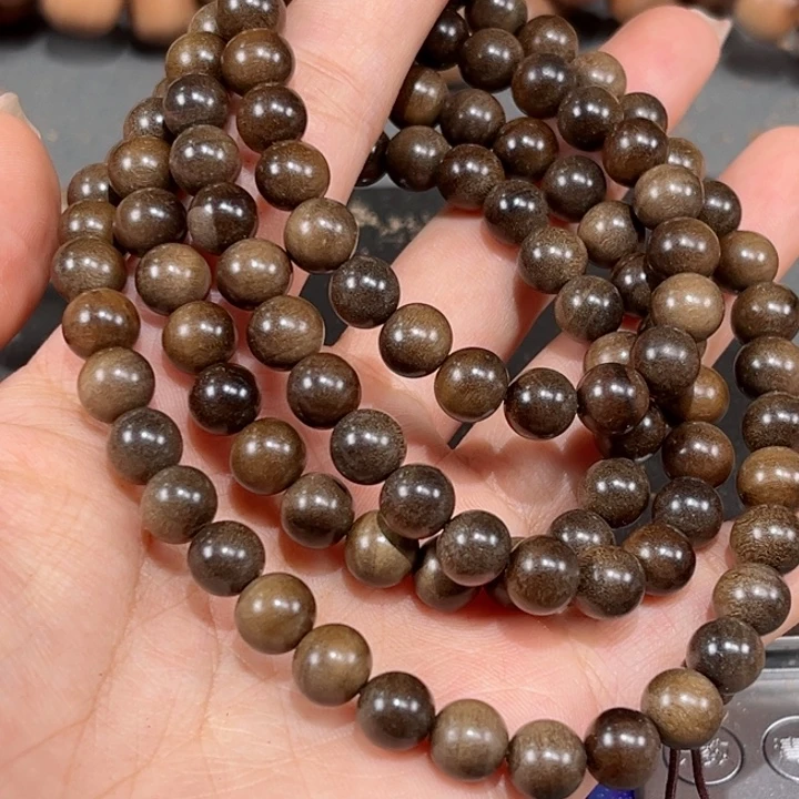 喜***℡檀香木其他阴沉老山檀0.8✖️108颗多圈全品738块定金100