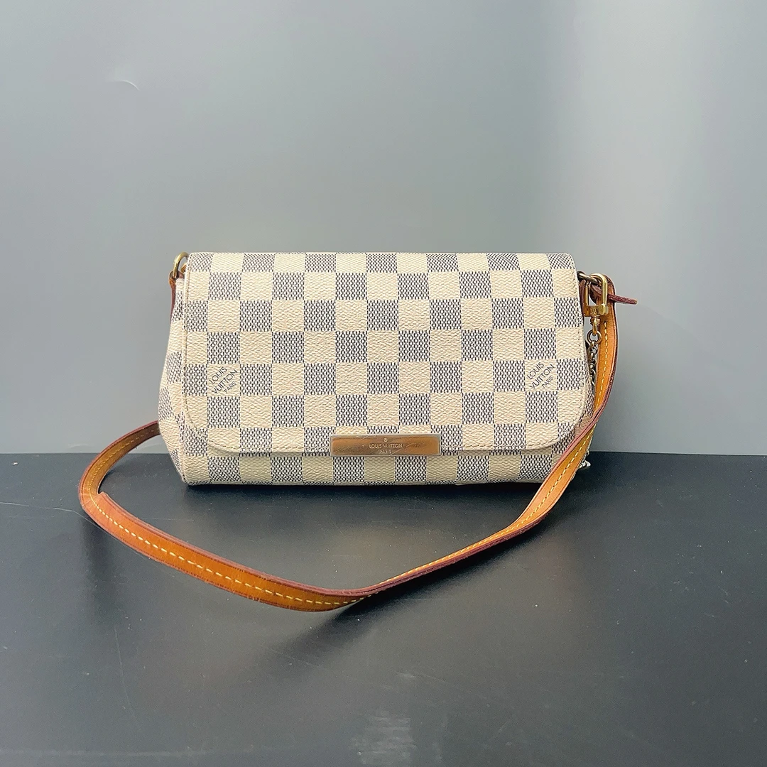 95新 LouisVuitton/路易威登 白棋盘格挚爱斜挎包 1794 4888