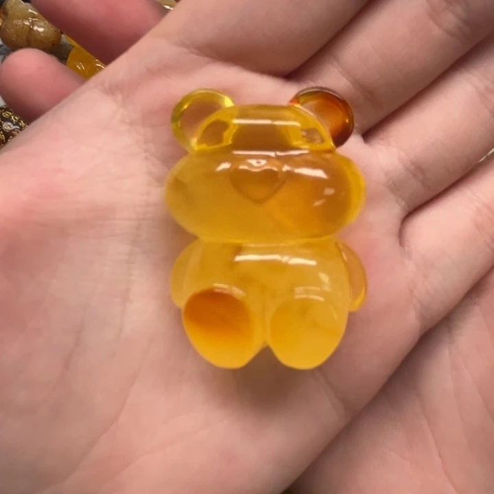 裸石琥珀未镶嵌天然蜜蜡配件
