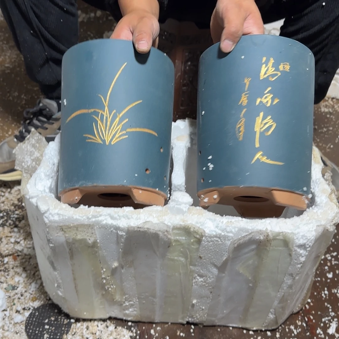 紫砂花盆口径14.18口径