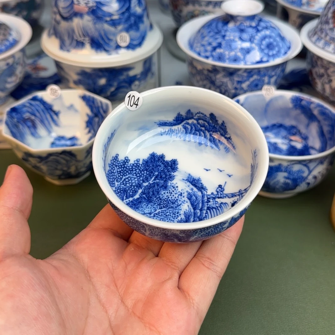 彦祖纯手工手绘茶具104