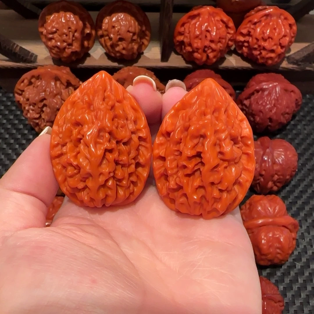 文玩核桃吊坠玉化招财鼠37精品1802