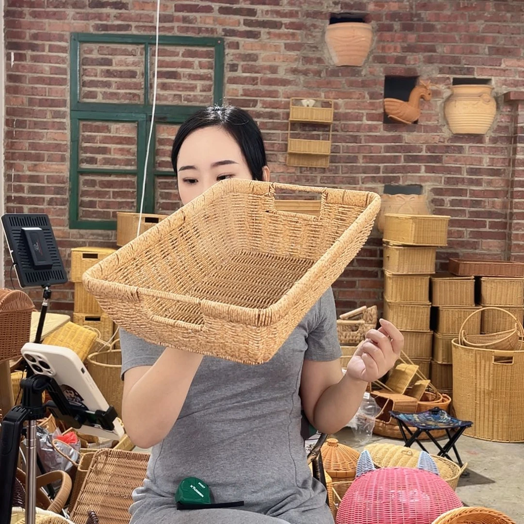 PP仿藤收纳筐这个