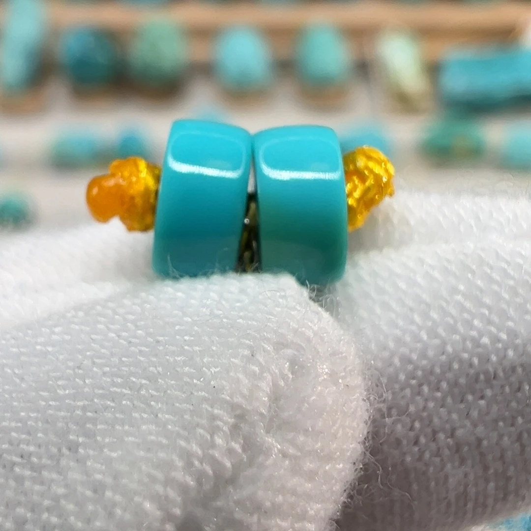 绿松石未镶嵌配饰5.7