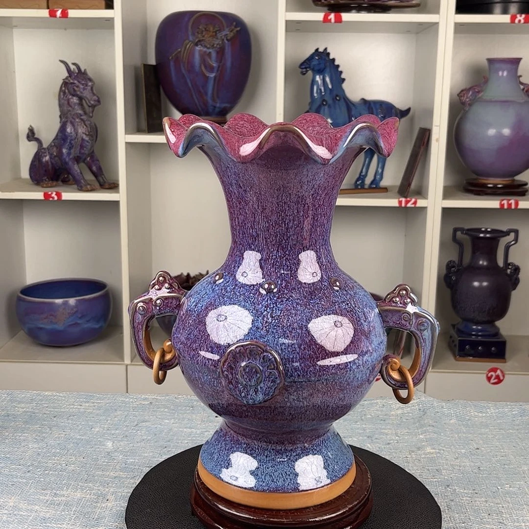 瓷片太平有象大师作品