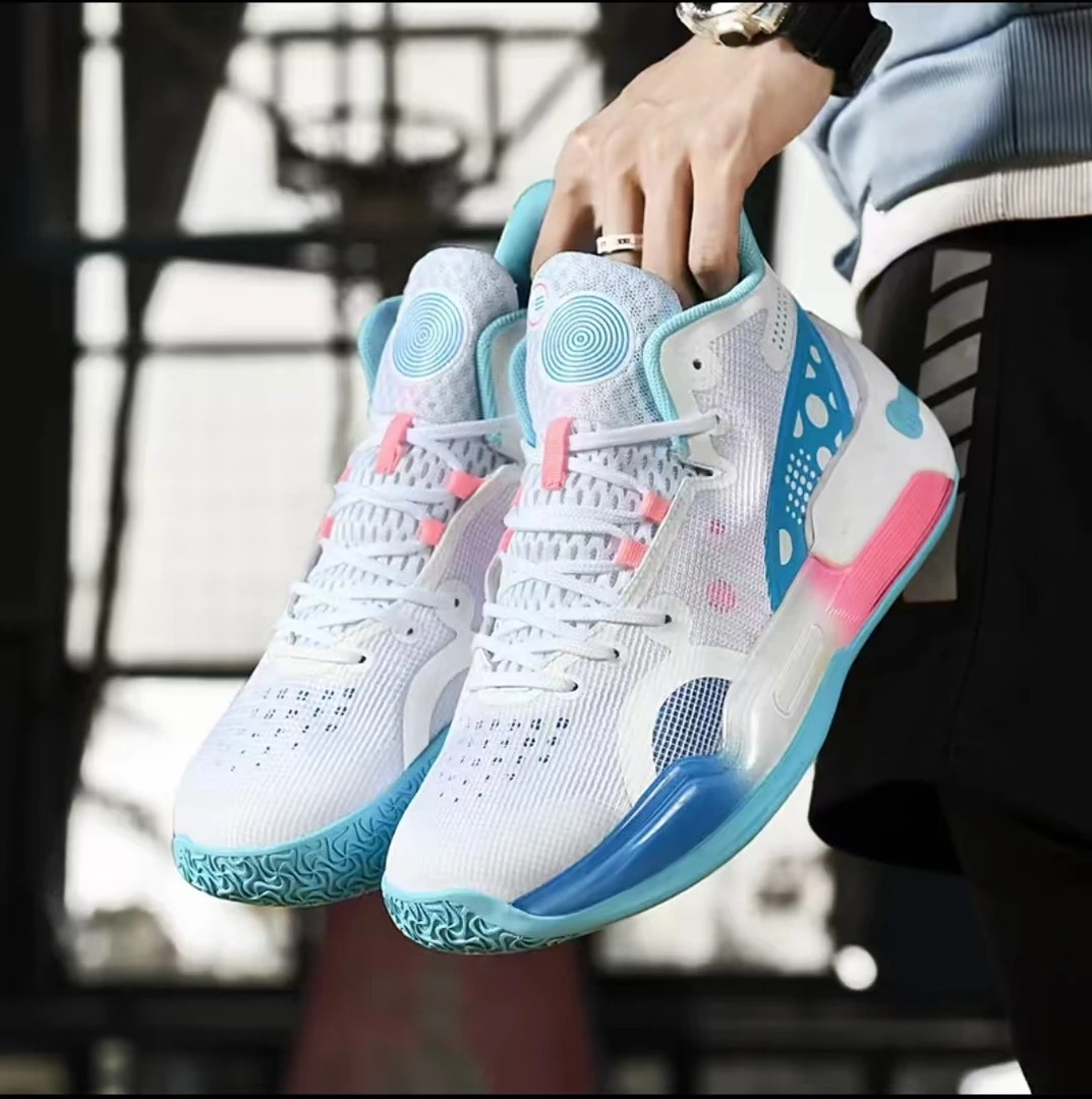 南海岸少年耐磨减震蓝球鞋回弹缓震篮球鞋7