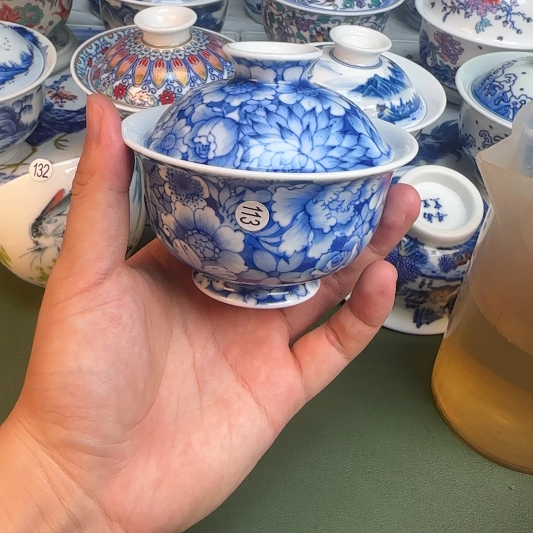 彦祖纯手工手绘茶具113