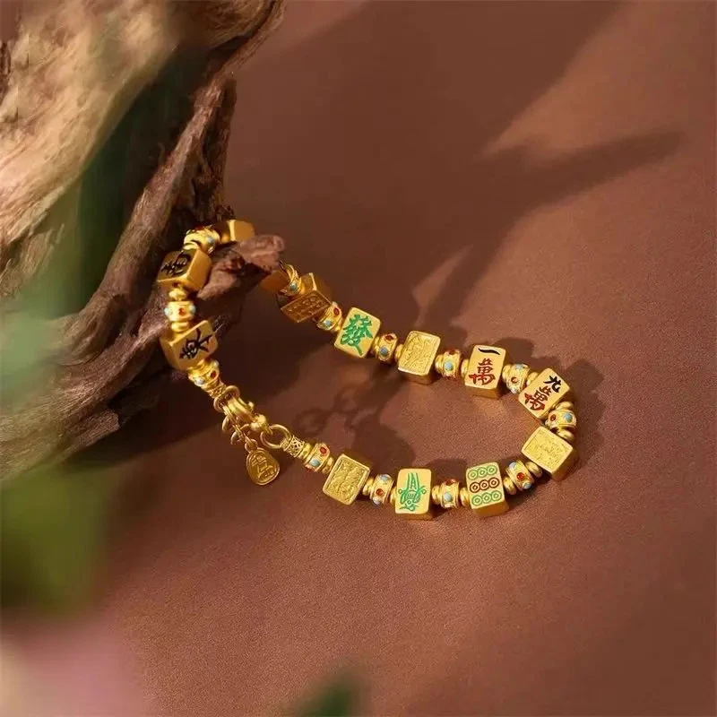 通用女复古珠宝首饰饰品手绳不掉色复古宫廷轻奢