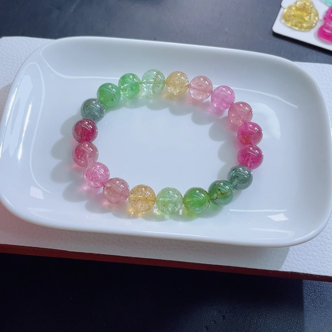 未镶嵌碧玺手链10.2mm左右