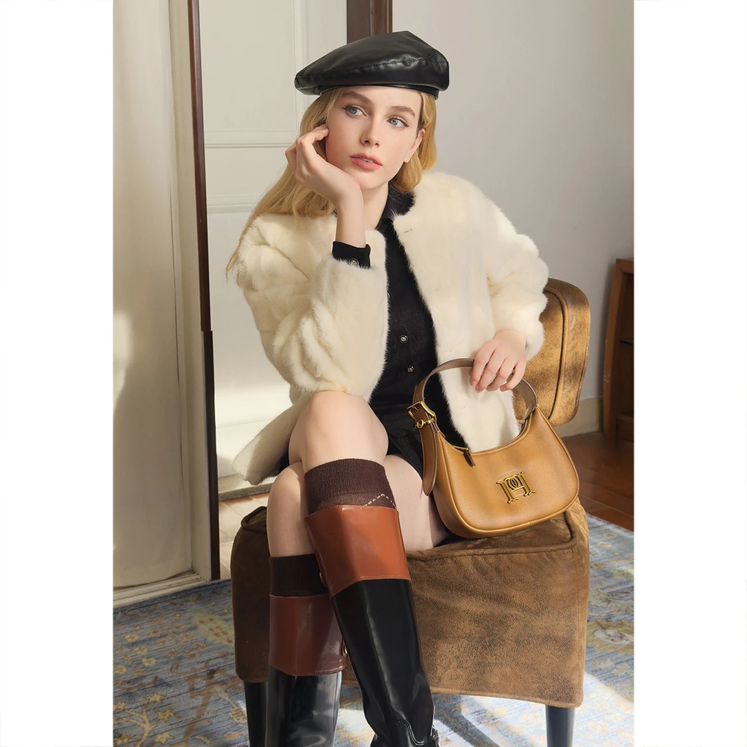 诗篇专选皮草PSALTER诗篇冬季新款奢华小母貂皮草6C64509093