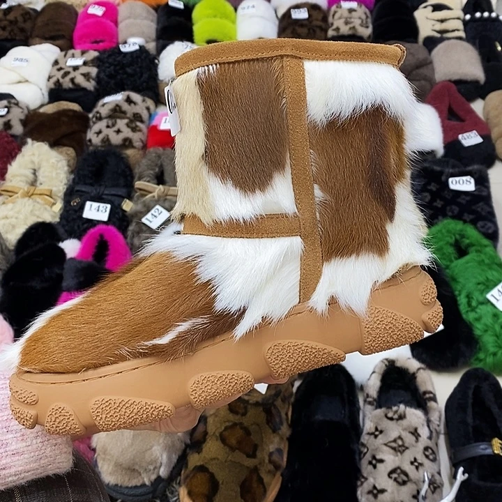 套趾羊毛短靴37码