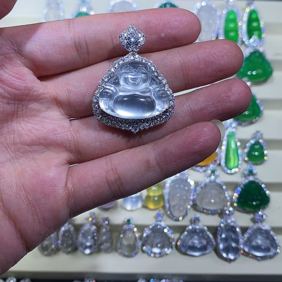 玛瑙/玉髓吊坠合金33