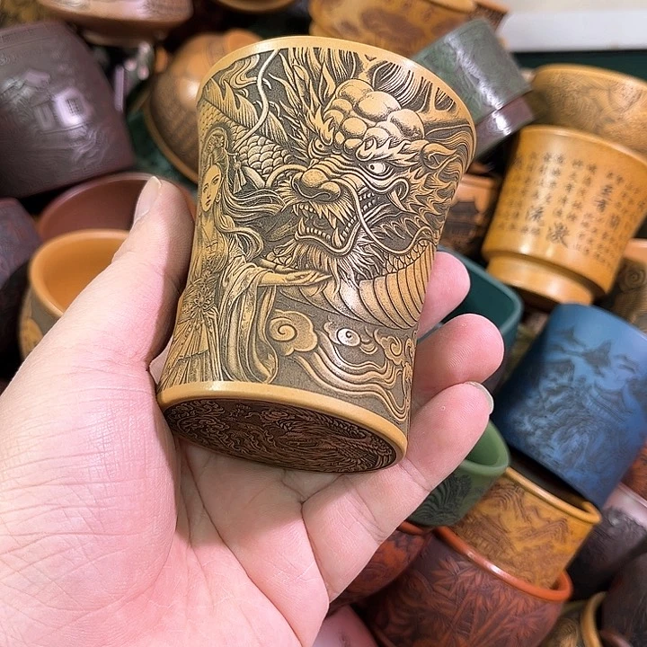 茶杯紫砂全手工紫砂主人杯