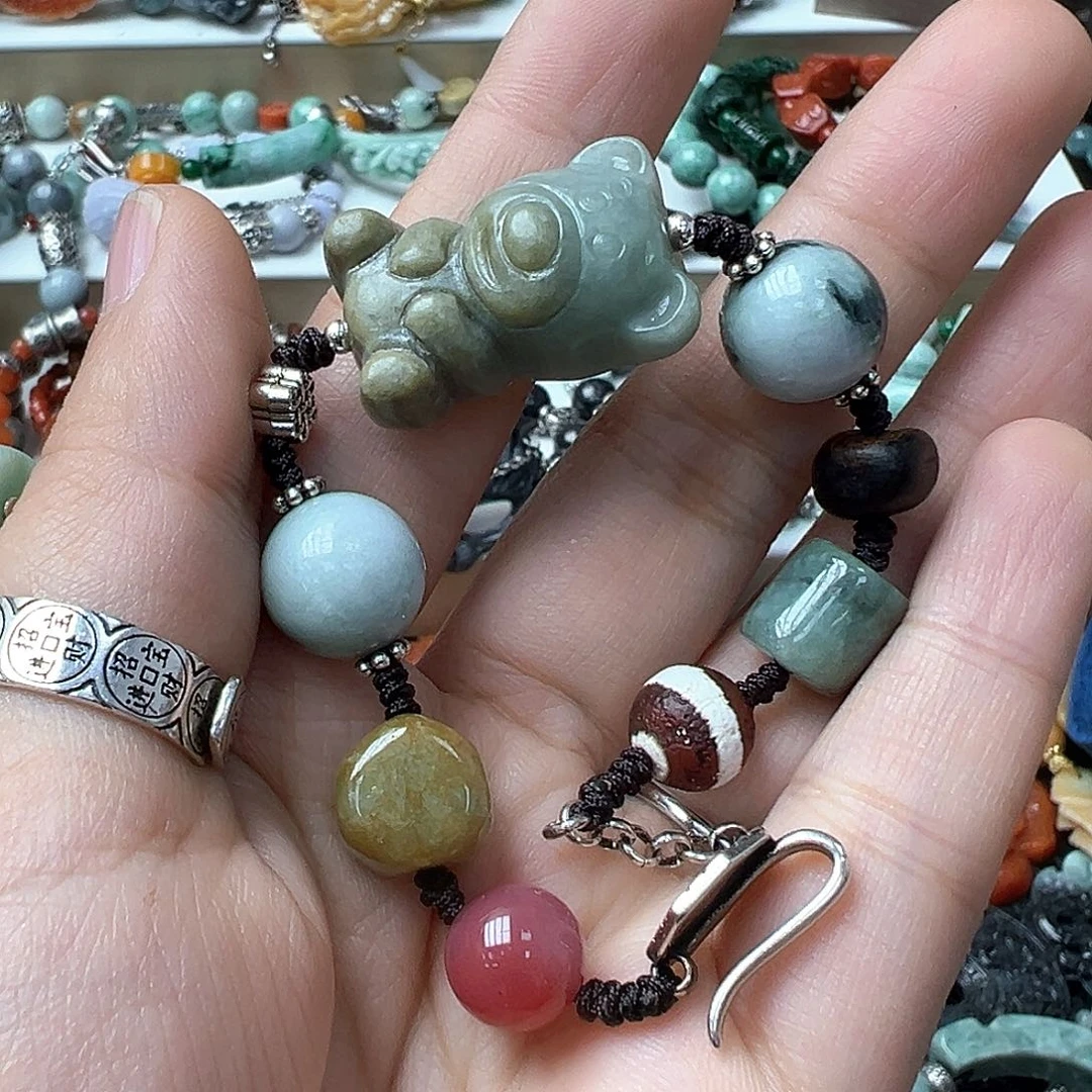 翡翠戒指未镶嵌炸