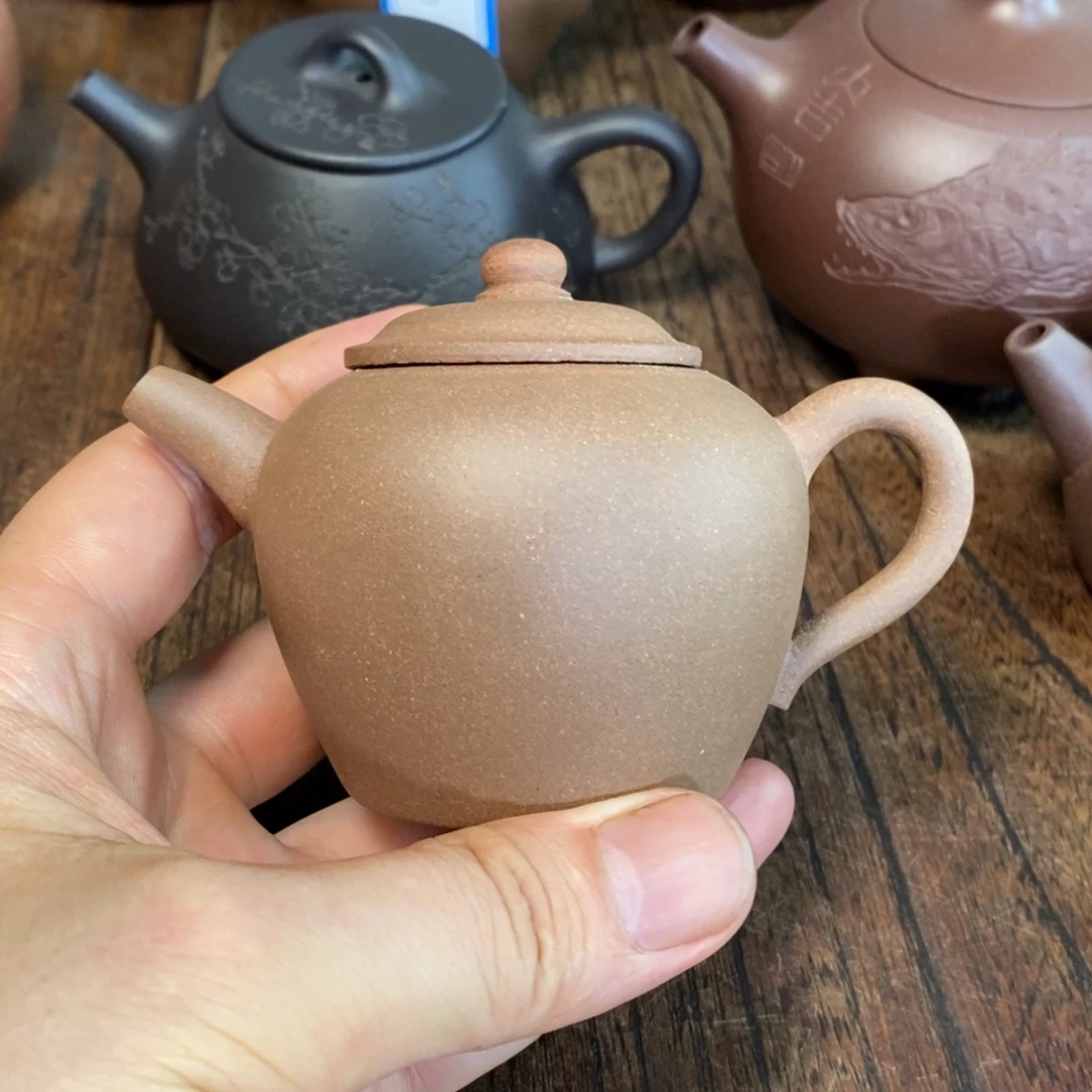 茶壶紫砂段泥全手工摹古